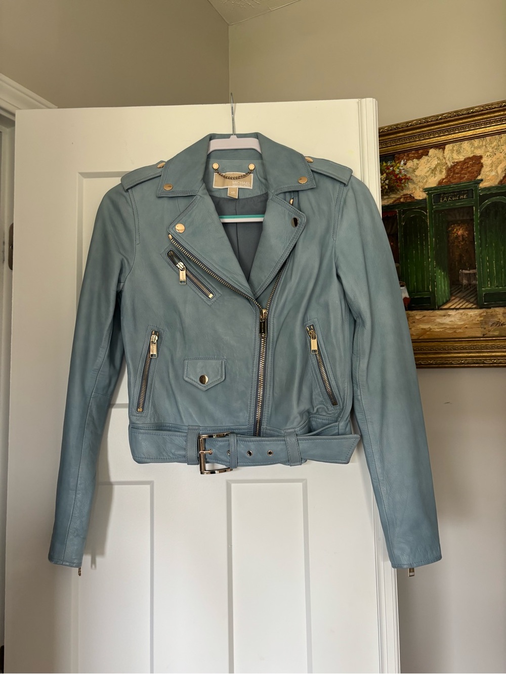 Womens Michael Kors Leather Jacket